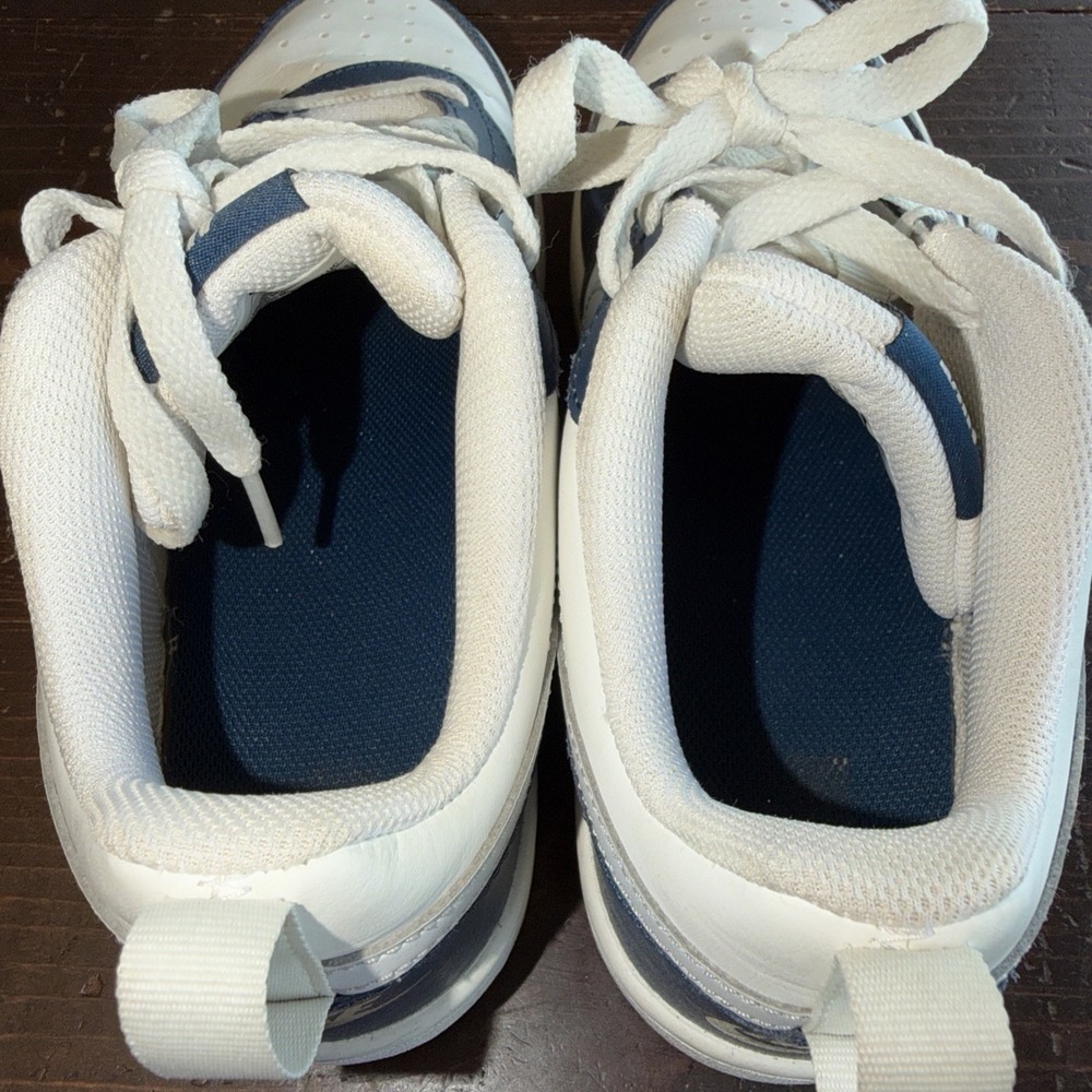 Nike Court Borough Low 2 SE White Valerian Blue Sneaker Shoes Youth Kids Sz 7y - Picture 8 of 8